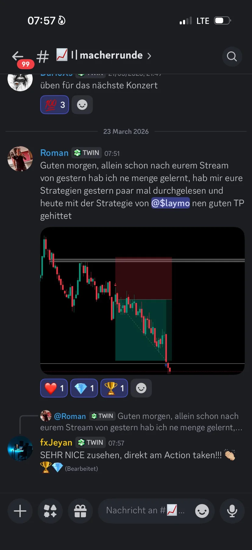 TwinTrading member testimonial